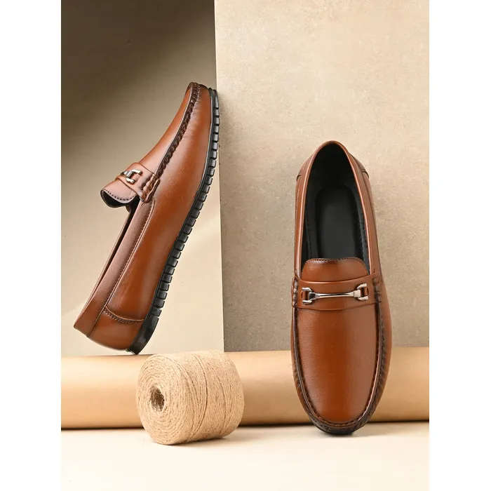 Genuine leather loafers