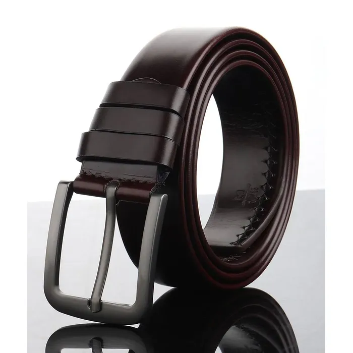 Genuine Leather Belt for Men – Premium Full-Grain Cowhide, Handmade, Formal & Casual Use (BMT-008)