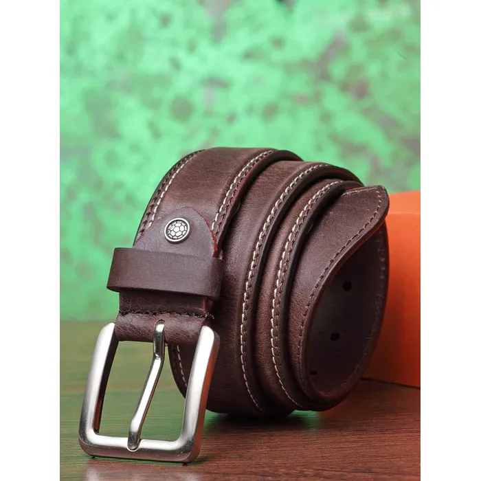 Genuine Leather Belt for Men – Premium Full-Grain Cowhide, Handmade, Formal & Casual Use (BMT-010)