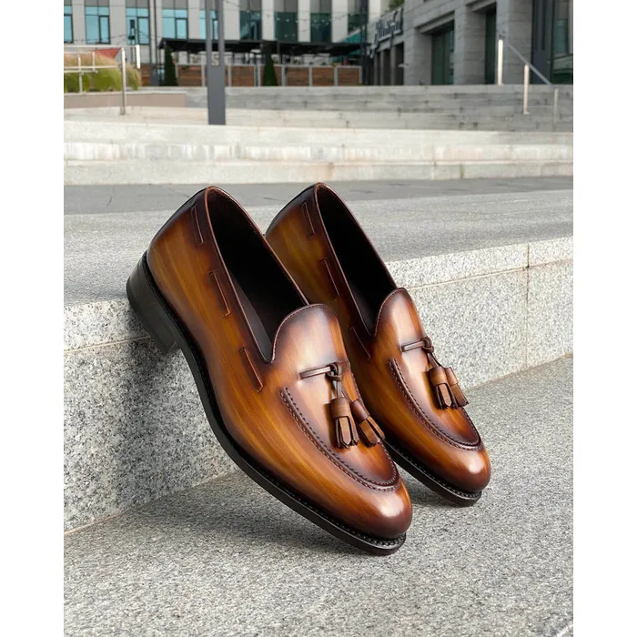 Mens for Leather Tassel-004