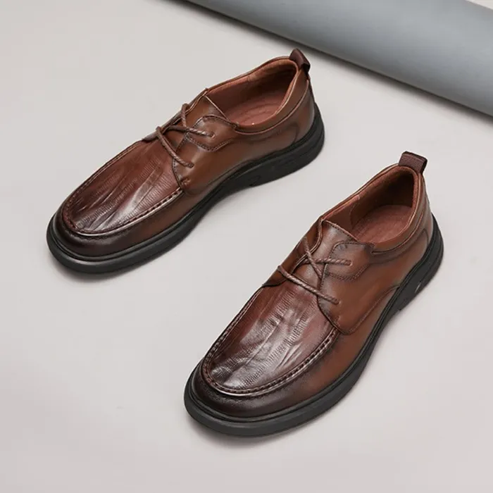 Elegant Style Leather Oxford Shoes -003